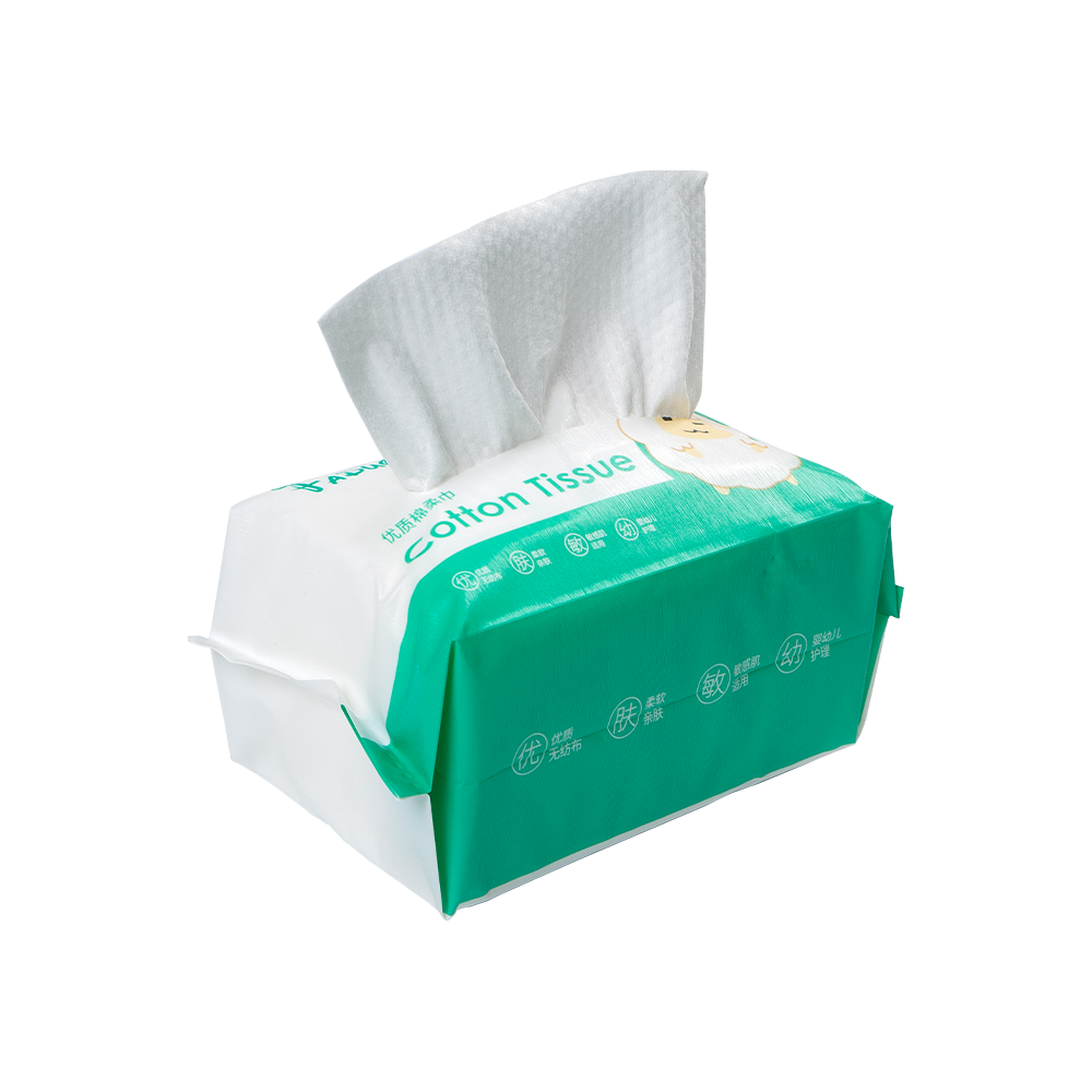 Suchý a vlhký bavlnený uterák